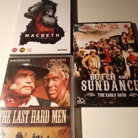 himmelfall - deadline Torp-. Macbeth -- Butch and Sundance- Hombres