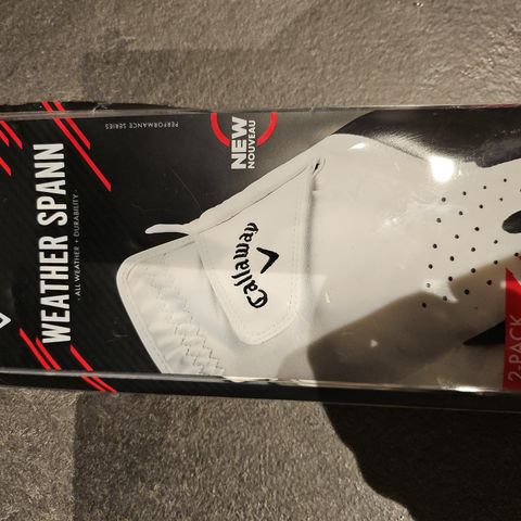 2stk Callaway XL høyre hånd hanske