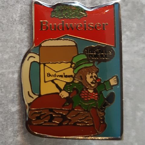 Pins Budweiser/Pin med diverse