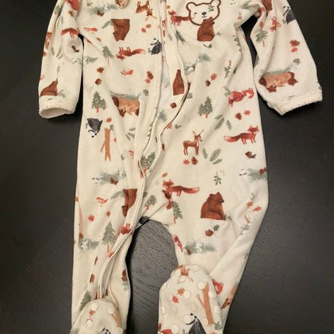 Baby pyjamas i fleece 18-24 maneder