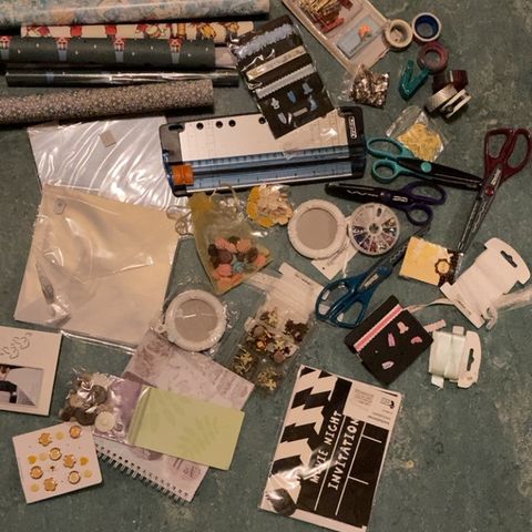 Scrapbooking restelott, lott