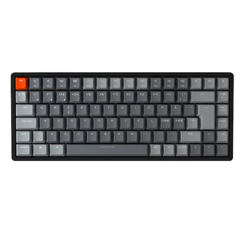 Keychron K2 V2 RGB Trådløs Aluminium Tastatur [Gateron Blue]