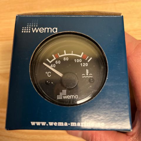 Wema instrument temperatur kjølevann