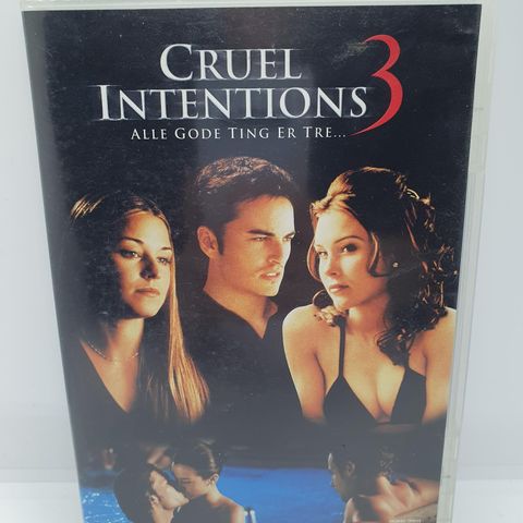 Cruel intentions 3. Dvd