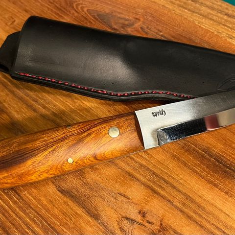 Håndlaget fulltang kniv 80CrV2/ bushcraftkniv/ puukko/BCreation MP