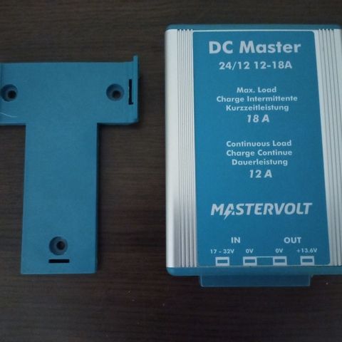 Mastervolt DC Master. DC DC konverter. 24V til 12V 18A