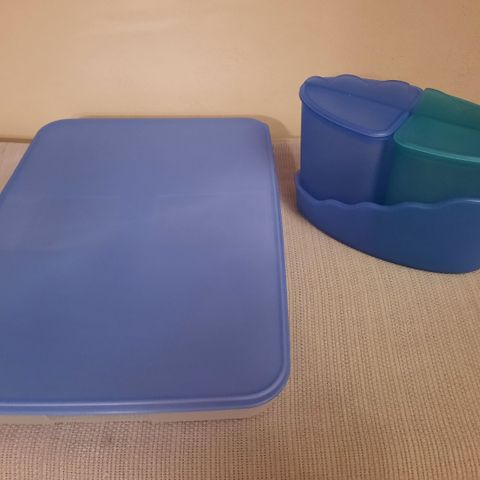 Tupperware bokser - Sender gjerne!