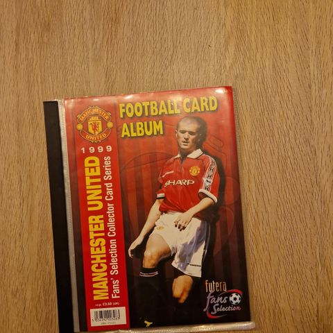 Manchester United Futera 1999 Football Card Album