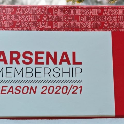 Arsenal.com medlemspakke fra 20/21 sesongen