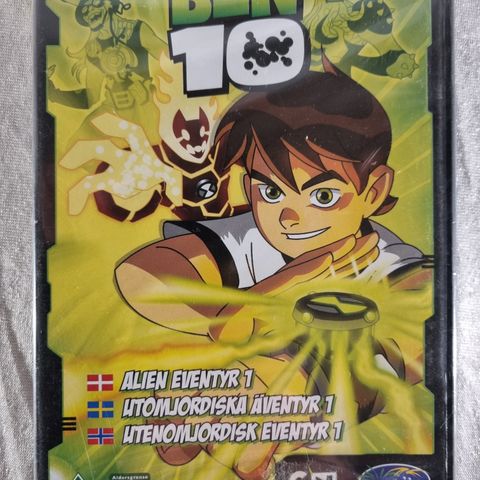 Ben 10 DVD 1 ny forseglet norsk tale