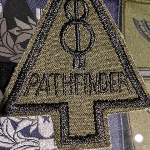 Amerikansk Militært Merke/Patch, Special Operations, Pathfinders, Trackers, SOG