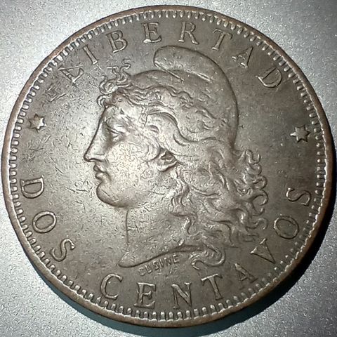 Argentina 2 centavos 1885 NY PRIS