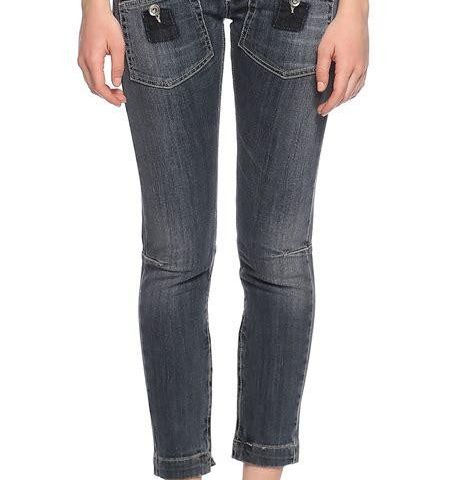 Fornarina Angel Str 30 (M) og str 25 (XS) Jeans med kule lommer fremme