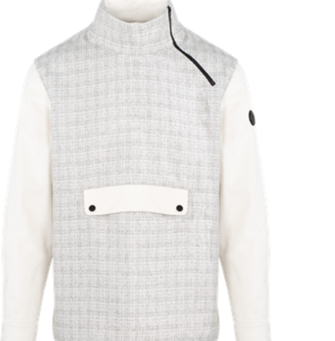 Urban Pioneers. Birk Half-zip Cream S Kangaroo pocket sweater. Ny pris: 1599 kr