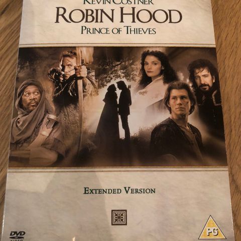 Robin hood prince of thieves Extended version (DVD).