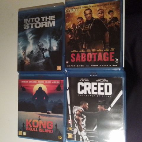 Hierro- Sabotage- Creed - Into the Storm - Hellboy2. - Atlas Schrugged