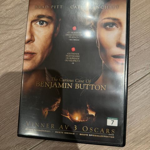 The curious case of Benjamin button DVD