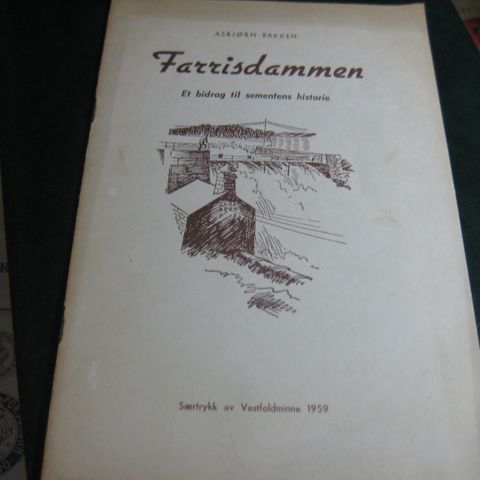 Hefte  Farrisdammen  1959