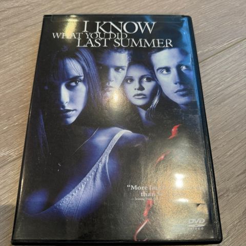 I know What you did last summer DVD