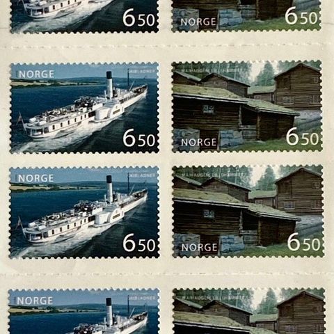 Norge. 2006 FH 140 Skibladner + Maihaugen. 10 x  6,50 NK 1616-1617 Postfrisk