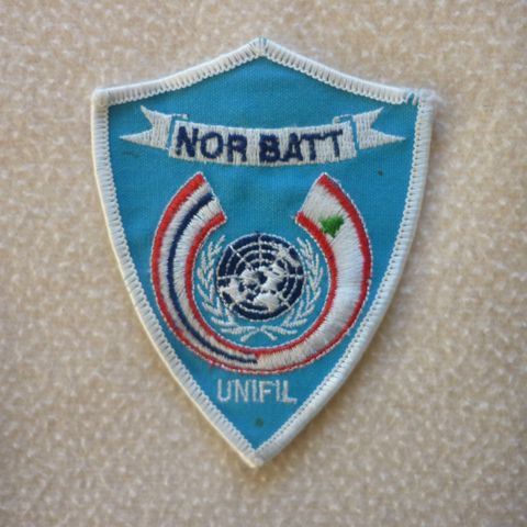 NORBATT UNIFIL (1978-1998) - Original patch.