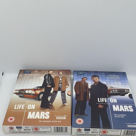 Life on Mars sesong 1 og 2. Engelsk dvd