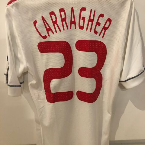 Liverpool - Jamie Carragher kampbrukt 2009/10 fotballdrakt str XL