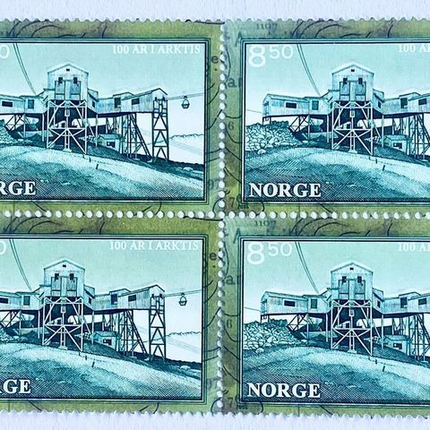 Norge 2006 100 år i Arktis NK 1614 4-blokk  Postfrisk