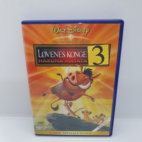 Løvenes konge 3, Hakuna Matata. Dvd