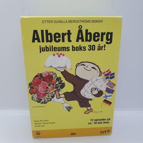 Albert Åberg jubileums boks 30 år. Dvd