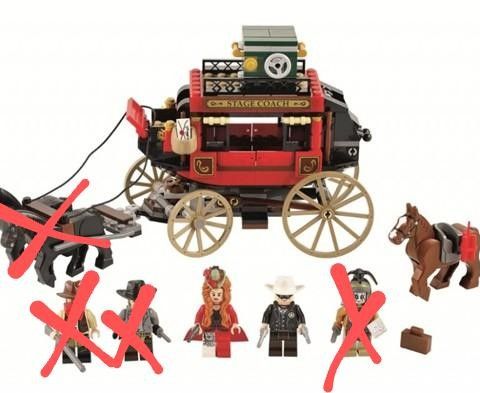 Lego Lone ranger 79108 (fra 500)