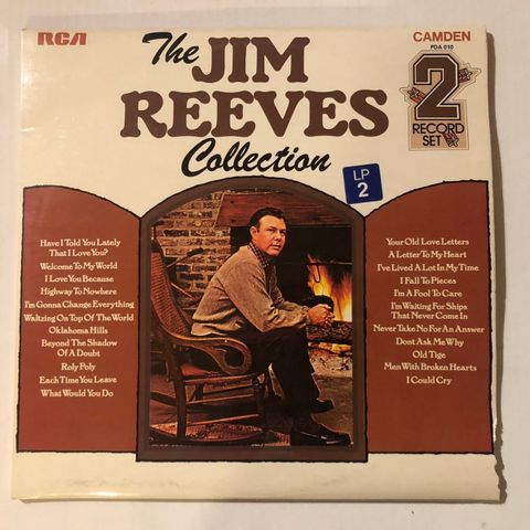 JIM REEVES / THE COLLECTION - 2 X VINYL LP