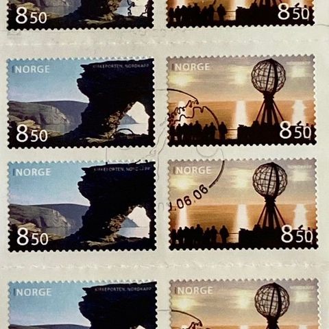 Norge 2006 Nordkapp NK 1618-1619 FH 141 Stemplet