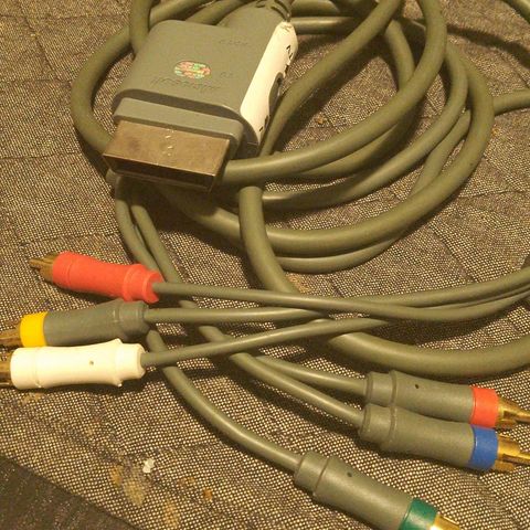 Nærmest Ny Original XBox 360 AV HD Cable med Optisk