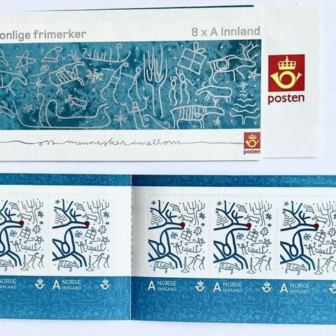 Norge 2007 Personlig frimerke IV NK 1667 komplett hefte 8 merker  Postfrisk