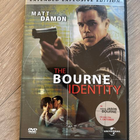 The bourne identity DVD