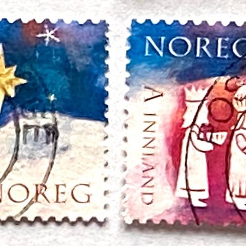 Norge 2007 Julefrimerker NK 1668 - 1669 Stemplet