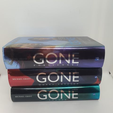 3 stk hardcover bøker Gone serien - Michael Grant