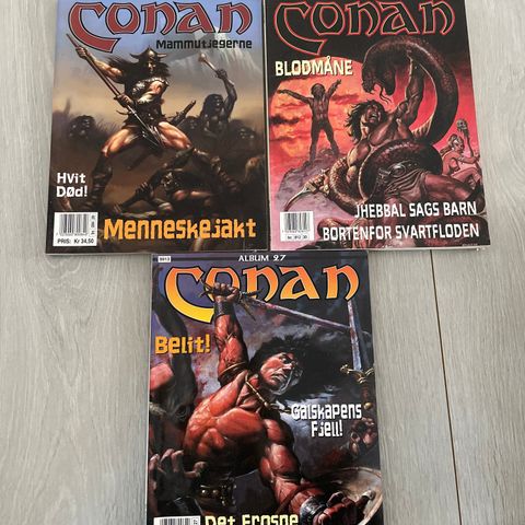 Conan album selges samlet