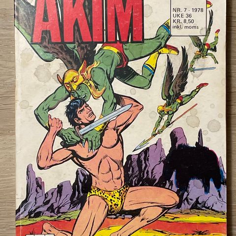 Akim tegneserie nr. 7 1978