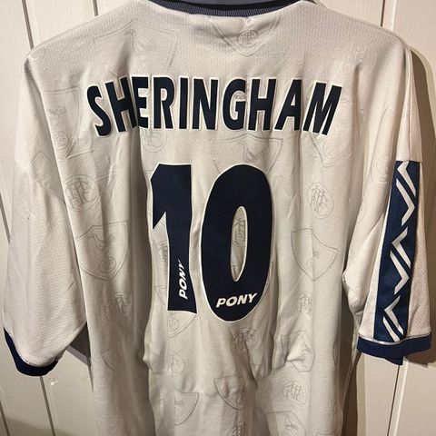 Vintage Tottenham 1995-96 fotballdrakt - Sheringham 10