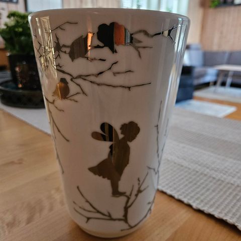 Wiik og Walsøe Alv vase 20 cm sølv