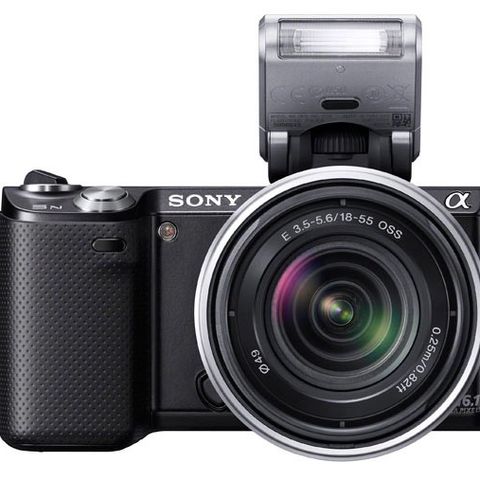 Sony NEX-5 hybridkamera + skinnetui