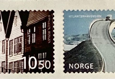 Norge 2006 Bryggen + Atlanterhavsveien Et par NK 1620 - 1621  Postfrisk