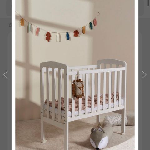 Seng barn BabyDan bedside crib/ sprinkelseng