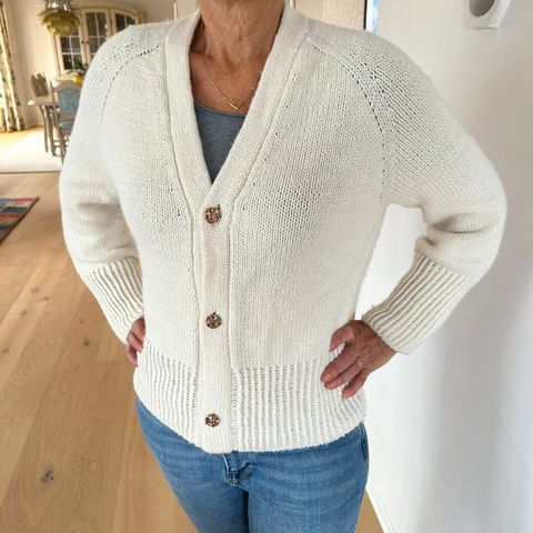 Hjemmestrikk cardigan