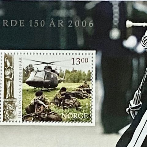 Norge 2006 H.M. Kongens Garde 150 år BL 31 NK 1626-1627 Postfrisk