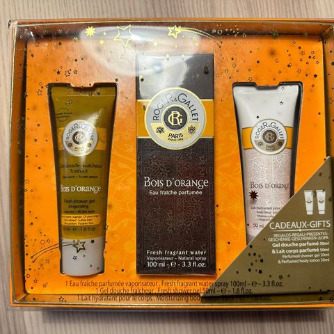 Ny - Sett unisex parfyme Roger & Gallet Bois D'Orange 3 Deler