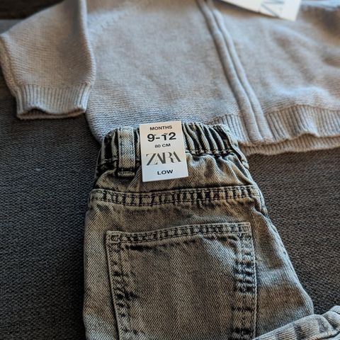 Zara bukse og cardigan til baby / barn