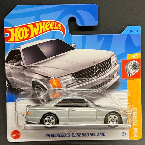 Hot Wheels 89 Mercedes Benz 560 SEC AMG - HW Turbo - HKK85